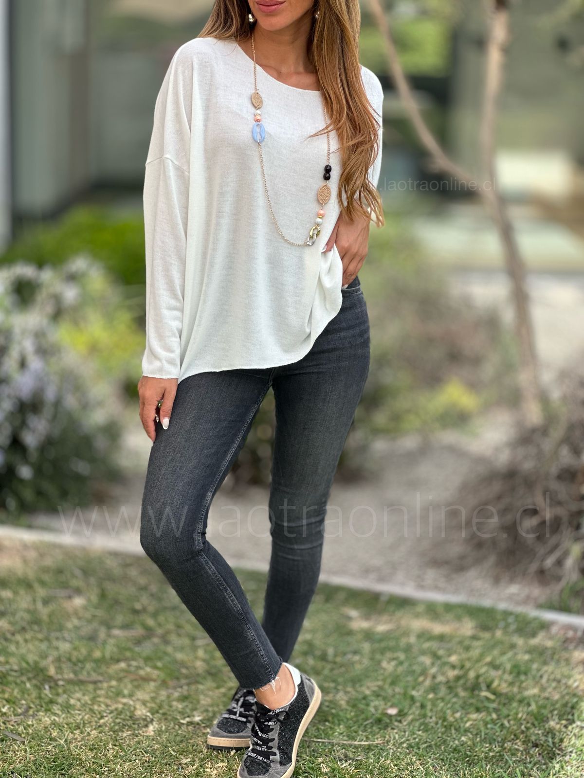 Polera Deli blanco