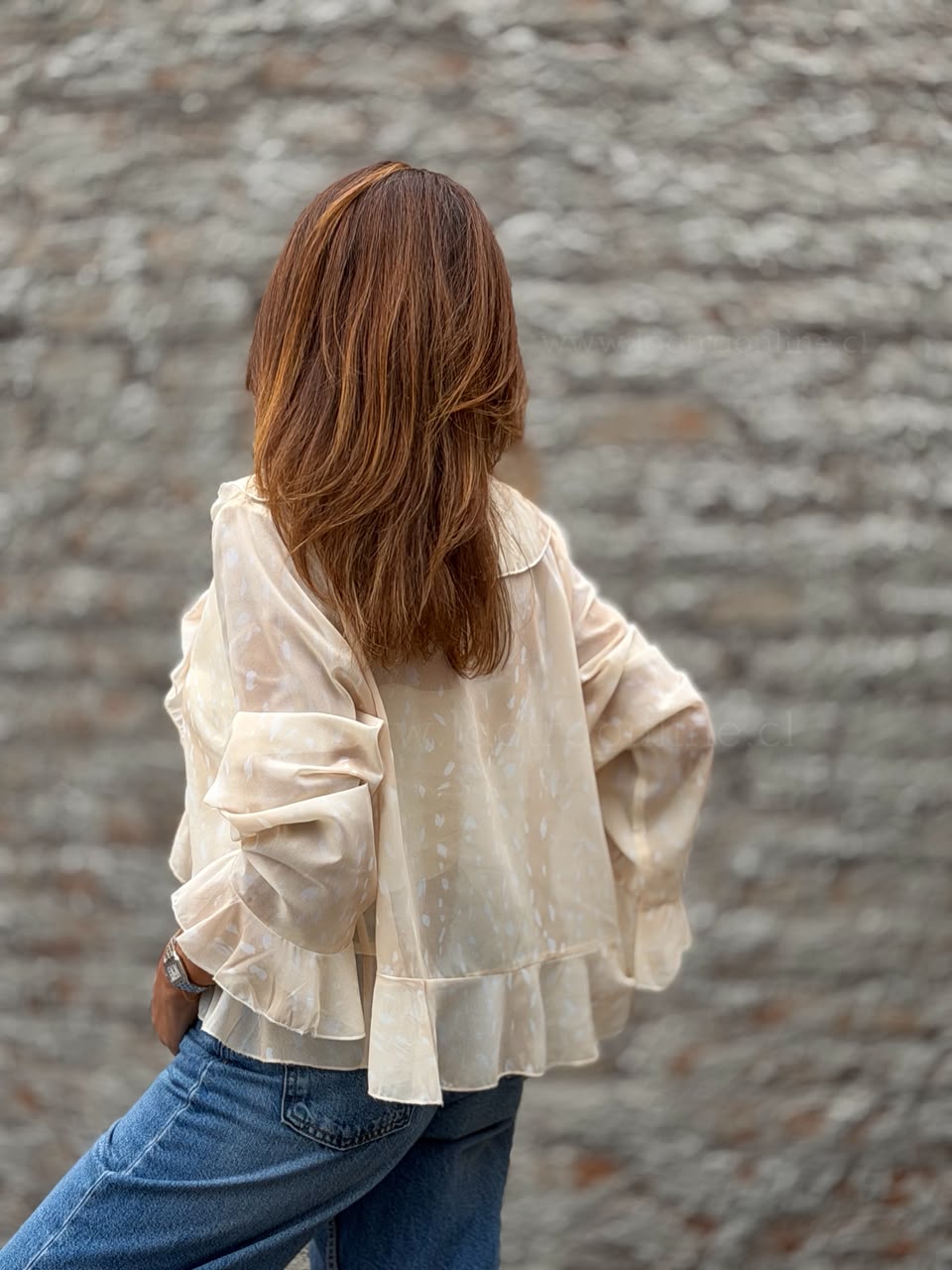 Blusa Viena vainilla