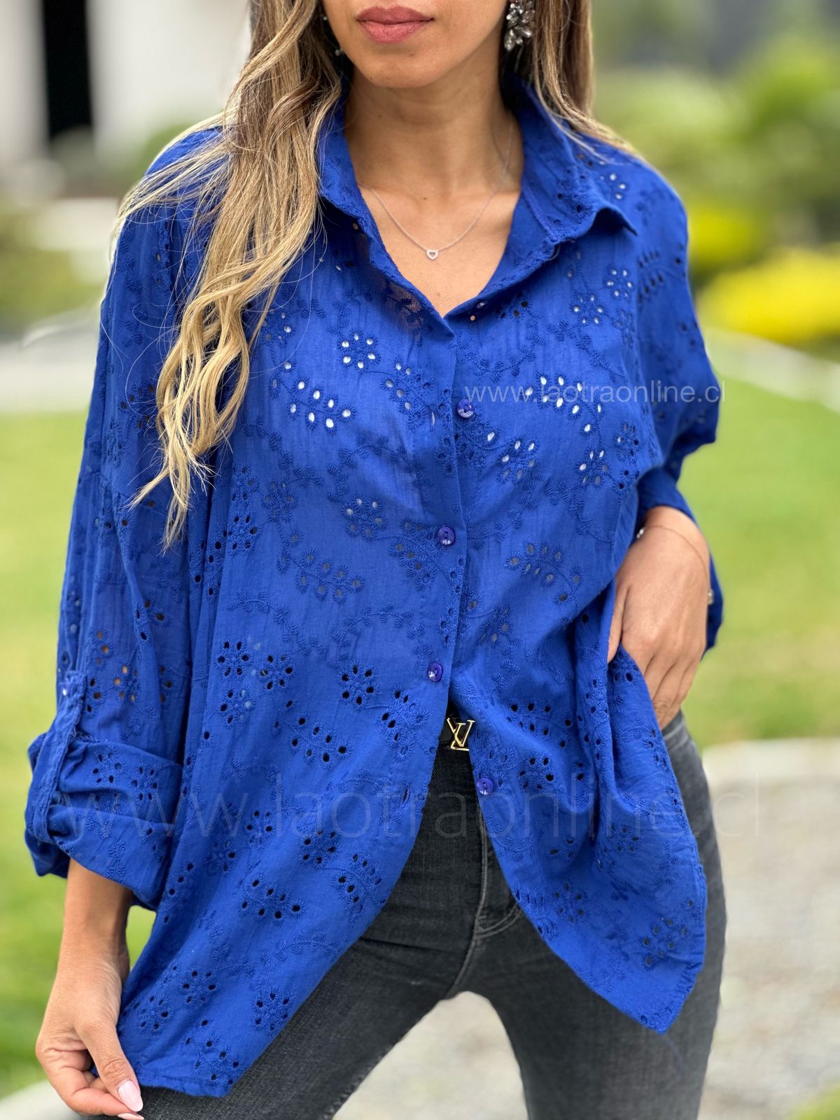 Blusa Madrid azul