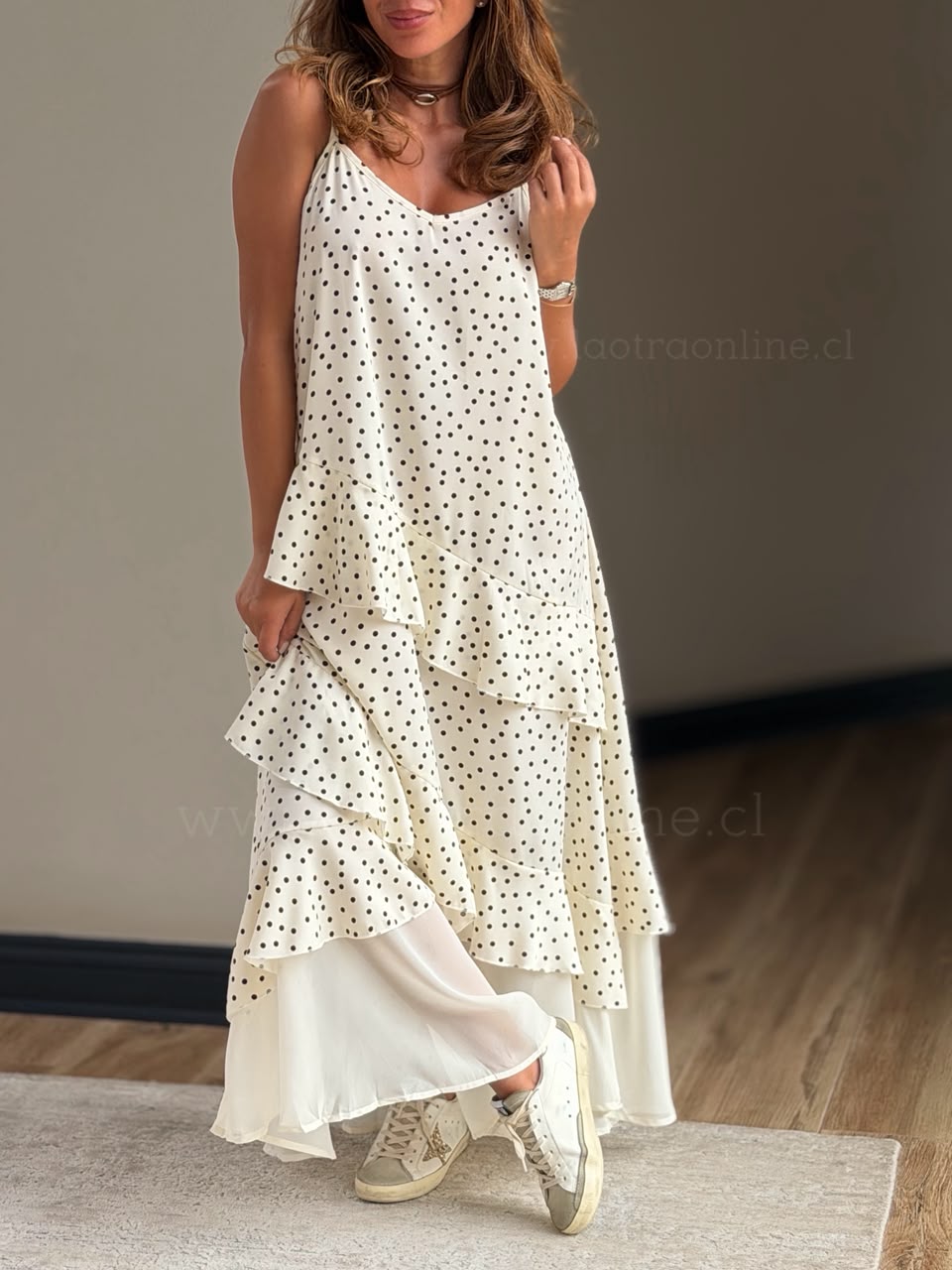 Vestido Luna marfil