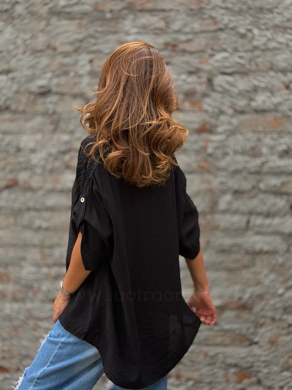 Polera Corona negro