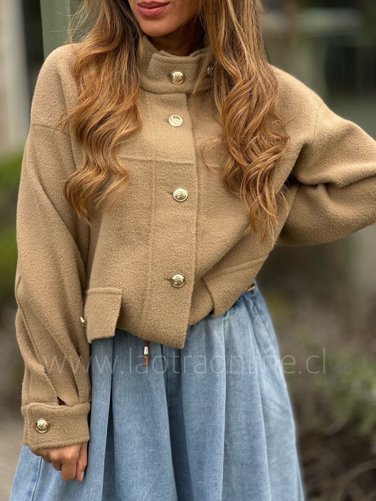 Abrigo/Chaqueta Sol camel