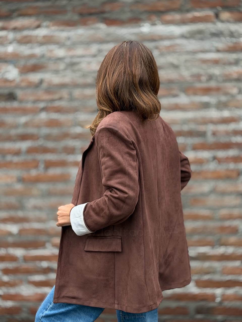 Blazer Suede marron