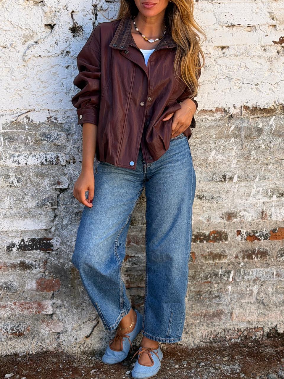 Chaqueta Harrington tendencia Cherry