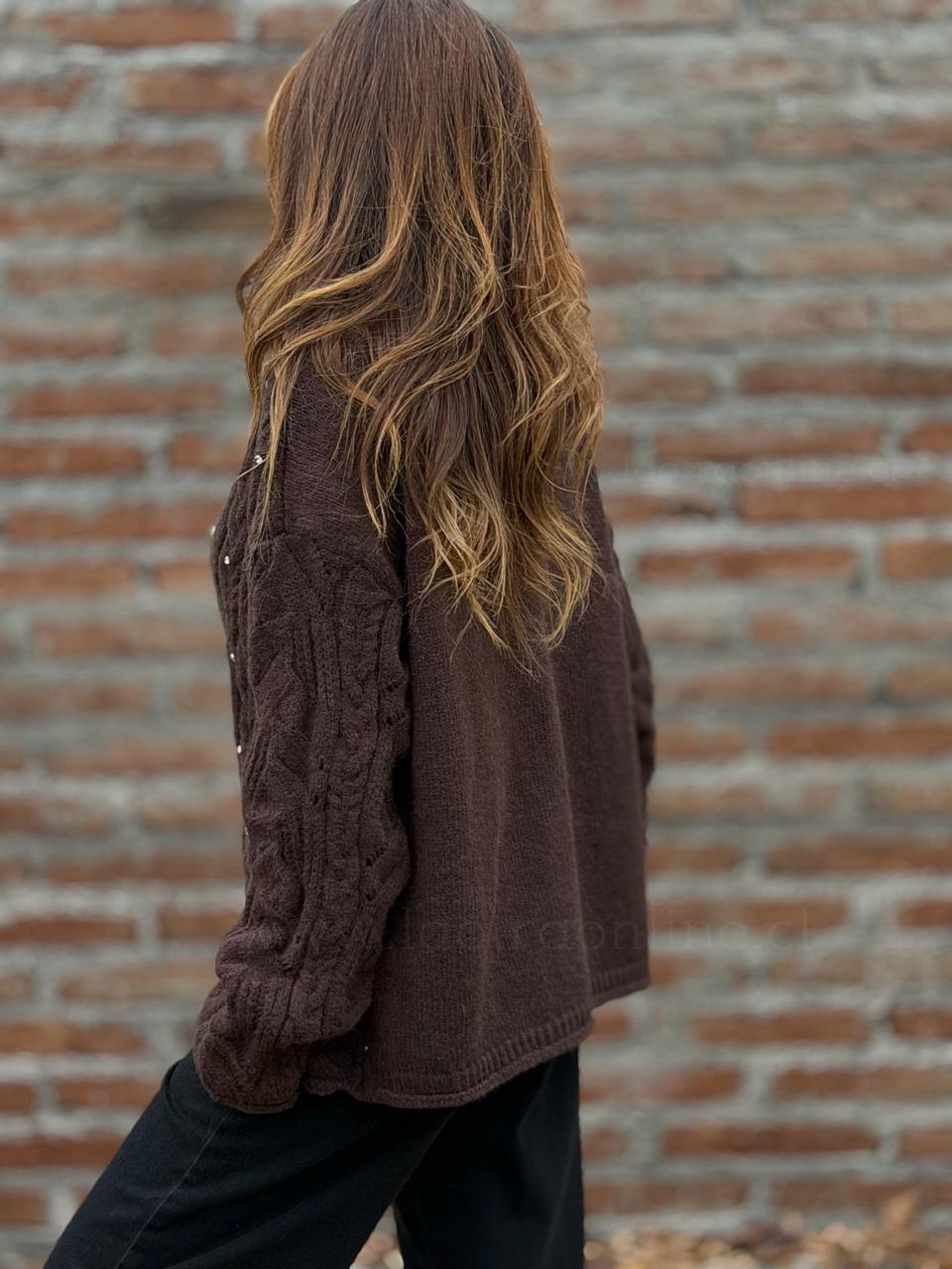 Sweater Belleza choco