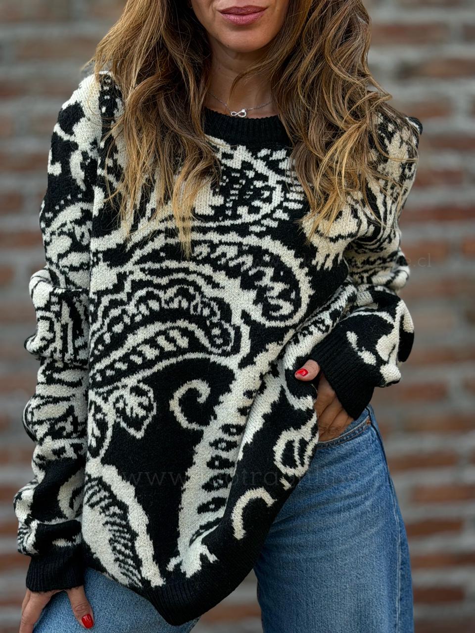 Sweater Full soft negro