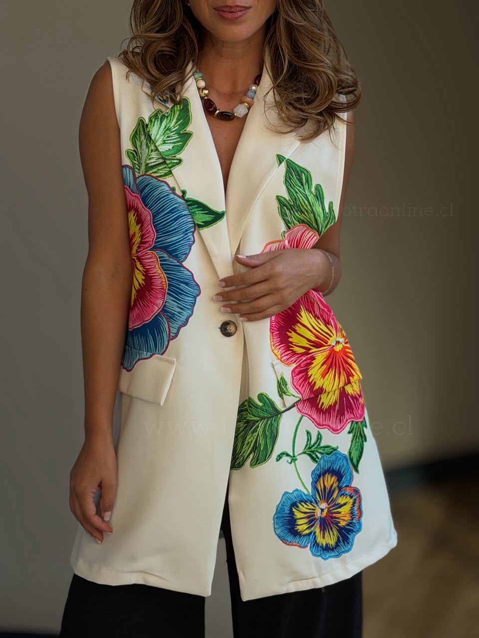 Blazer Italiano Primavera crema