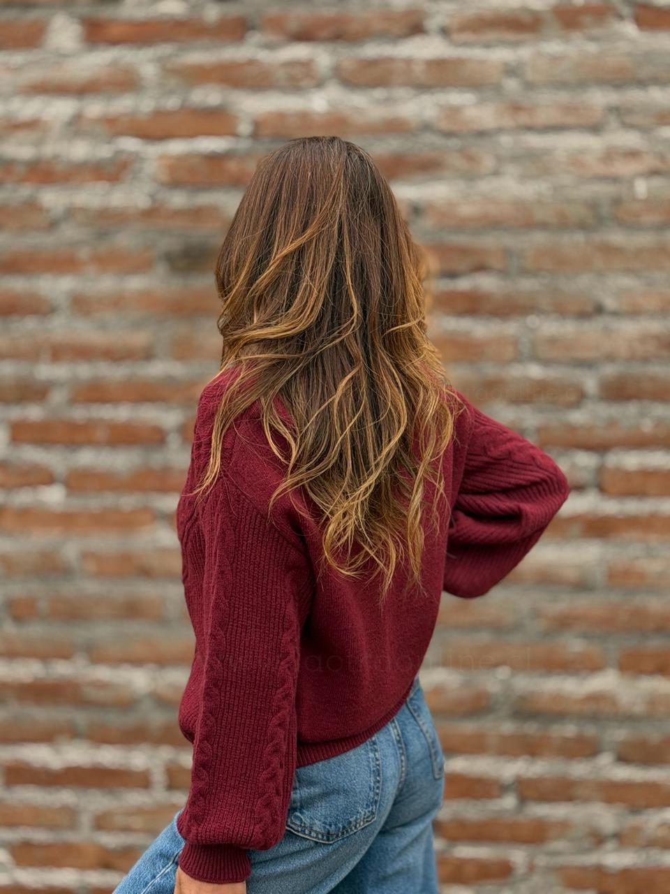 Sweater Magnolia cherry