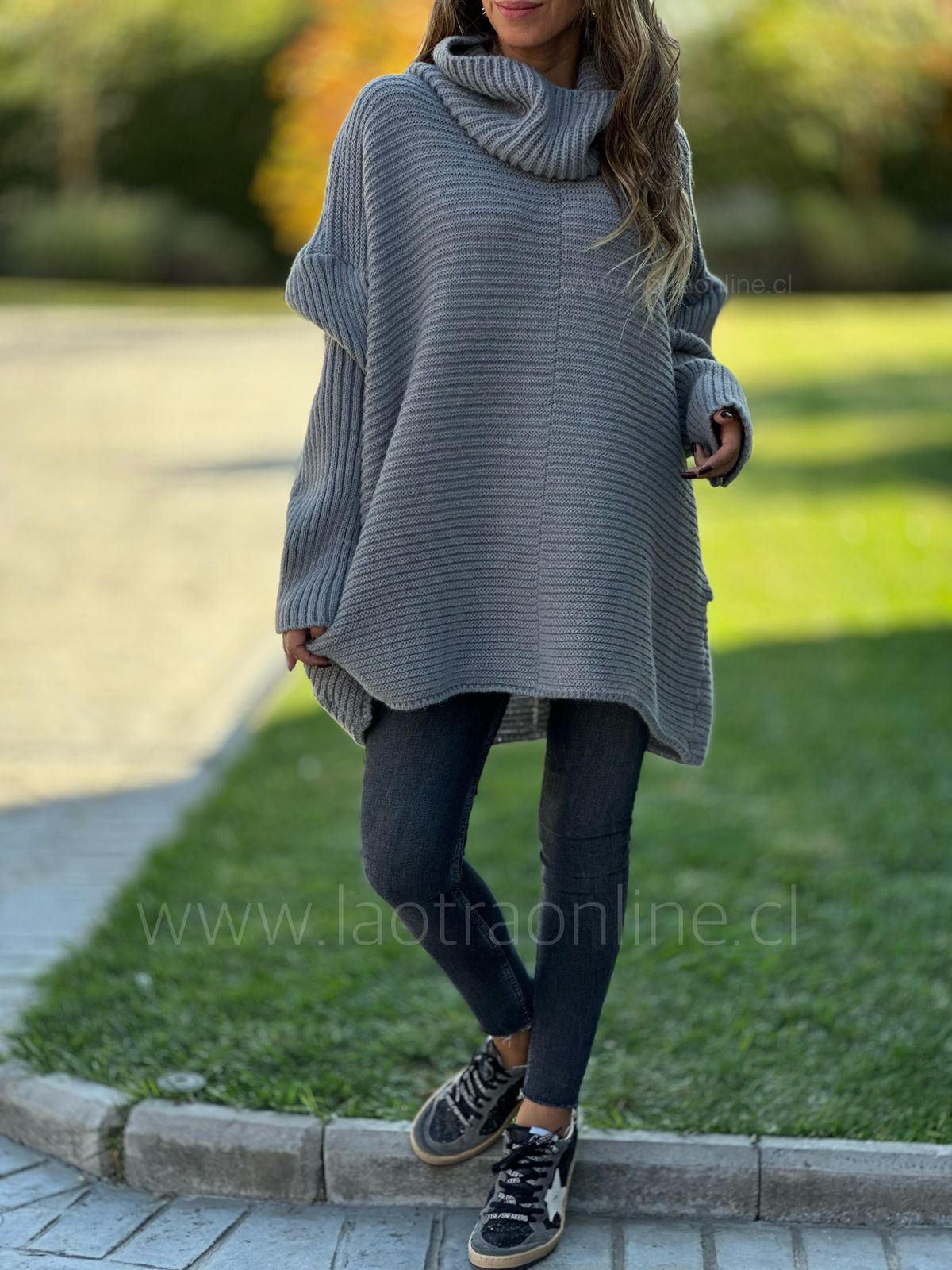 Oversize Italia gris