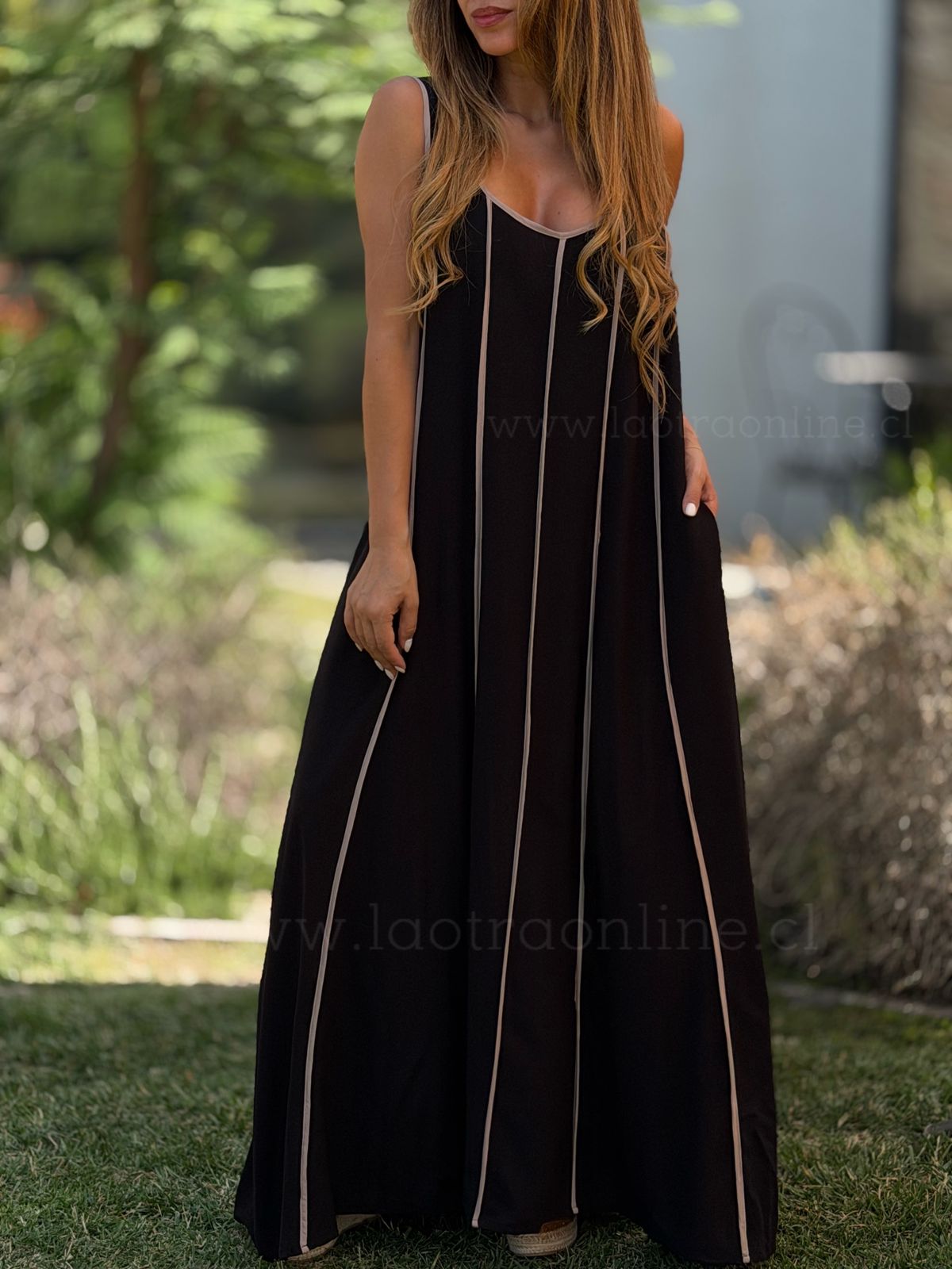 Vestido Evasé negro