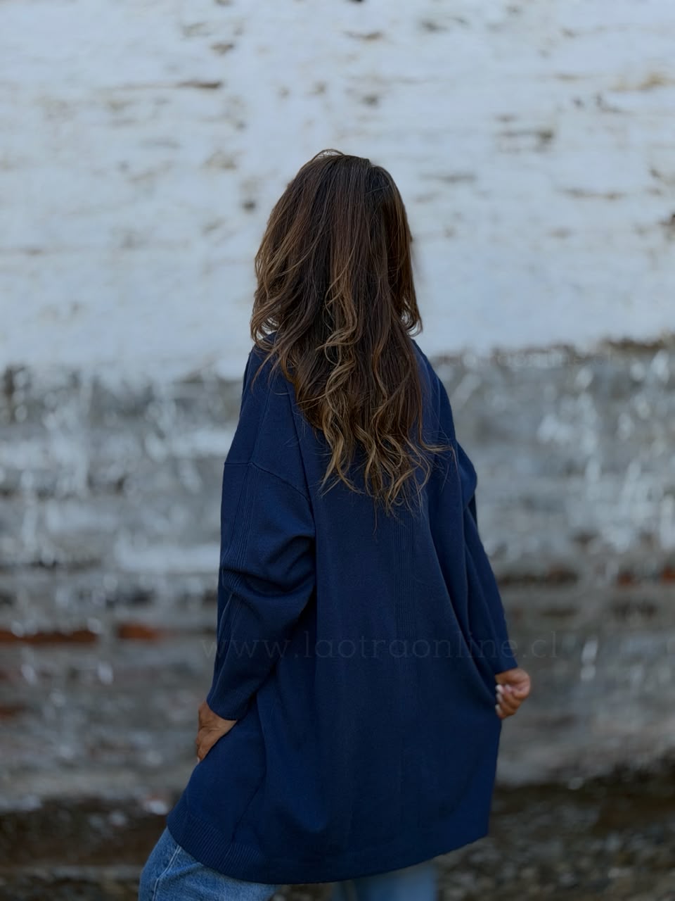 Oversize Mallorca azul
