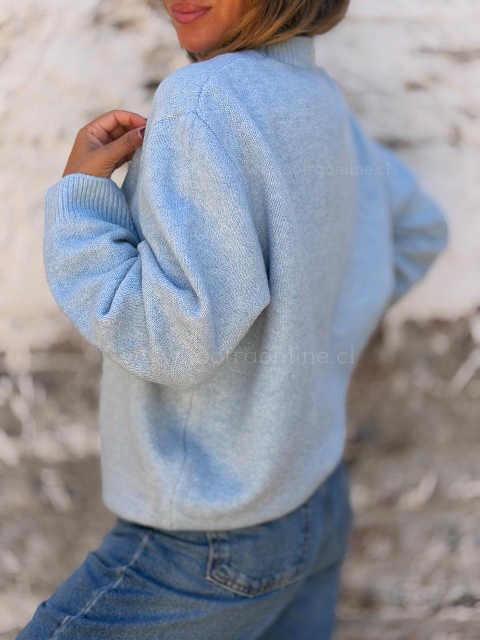 Sweater Osito celeste