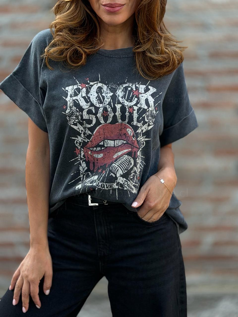 Polera Rock Soul marengo