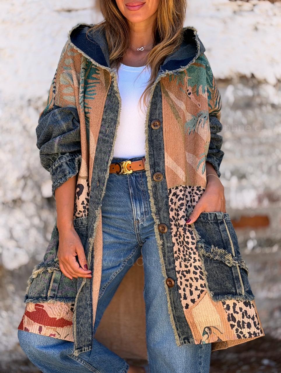 Chaqueta Picasso camel/calipso