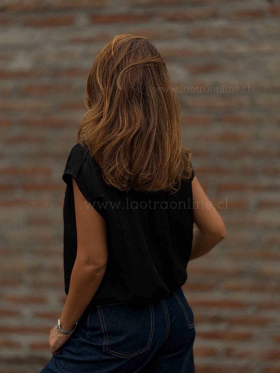 Chaqueta sin mangas negro