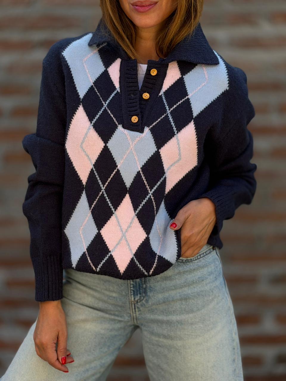 Sweater París Eloise azul