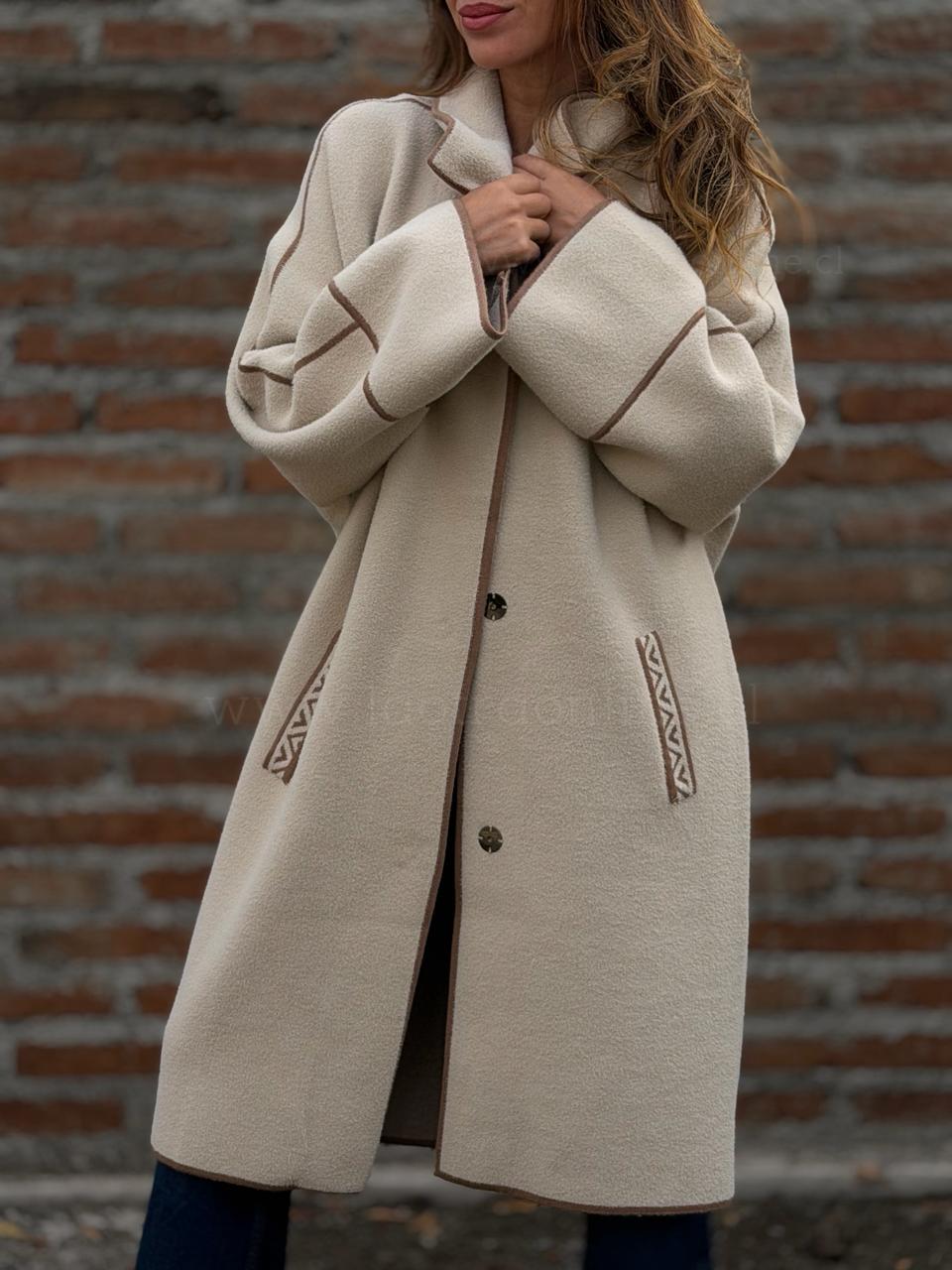 Abrigo Aura crema