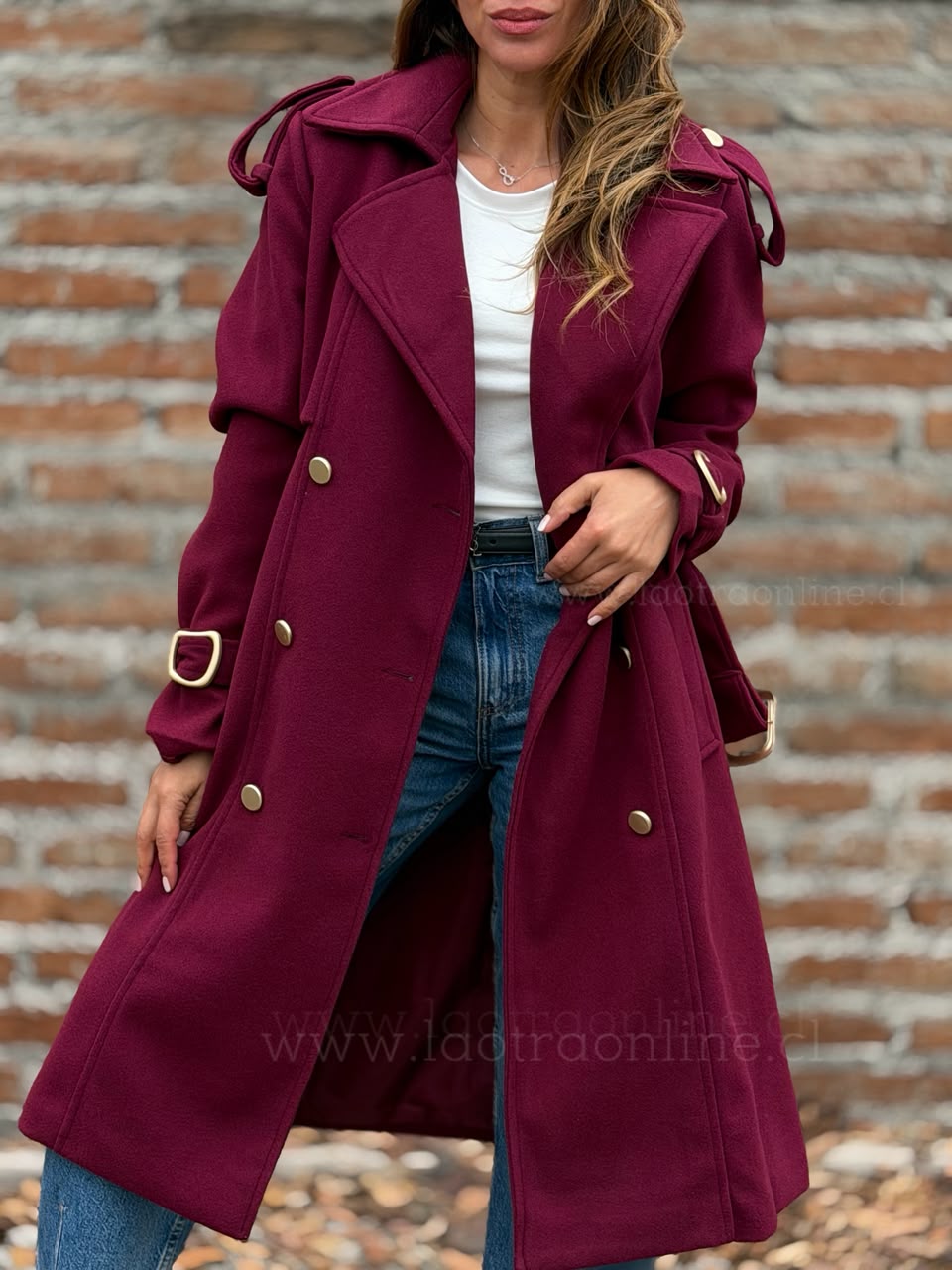 Abrigo New Reina cherry