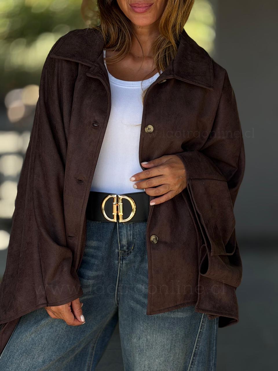 Capa Gamuza Italiana choco