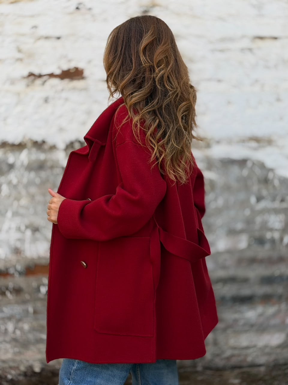 Abrigo Diana rojo