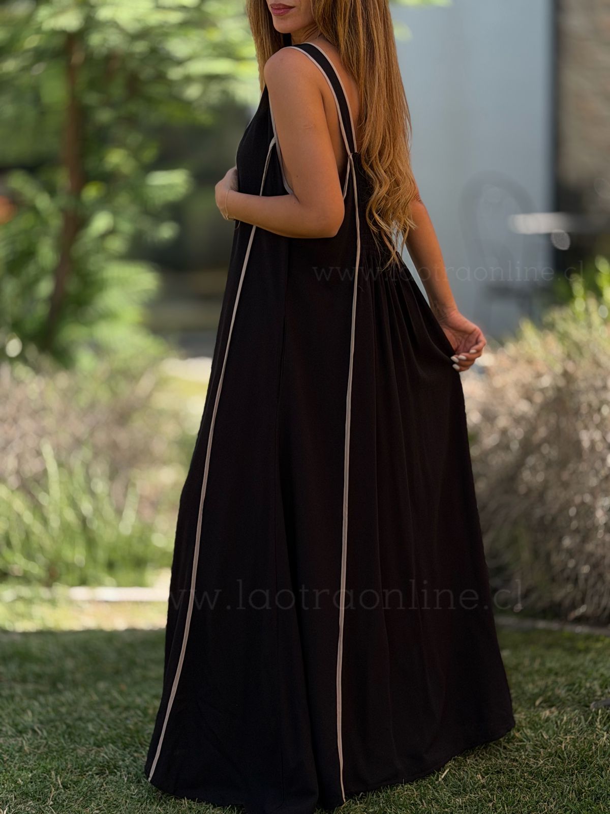 Vestido Evasé negro