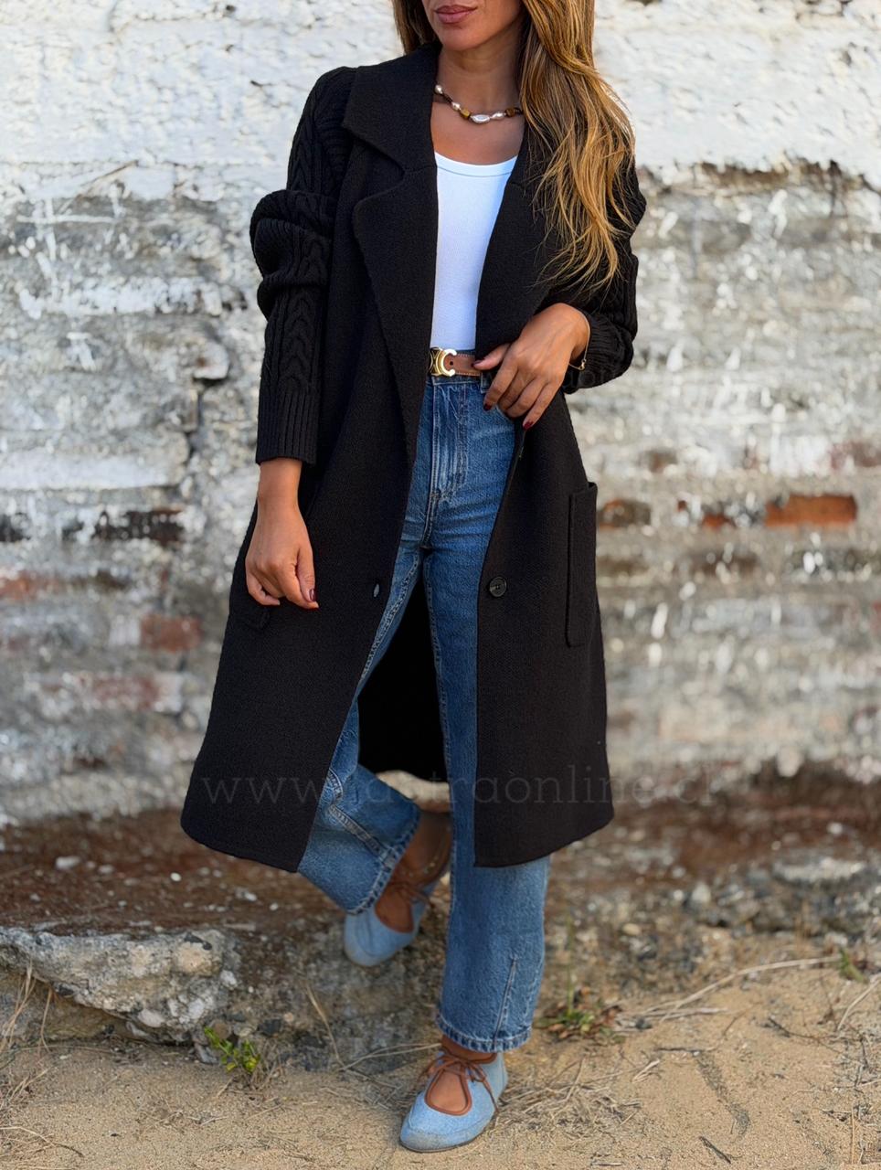 Abrigo Cleopatra negro