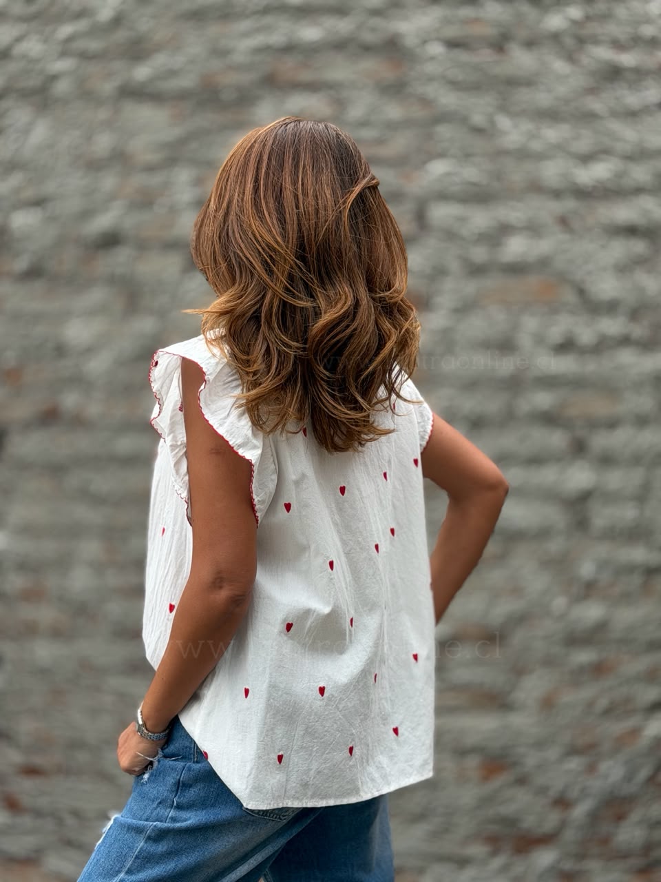 Blusa La Otra blanco