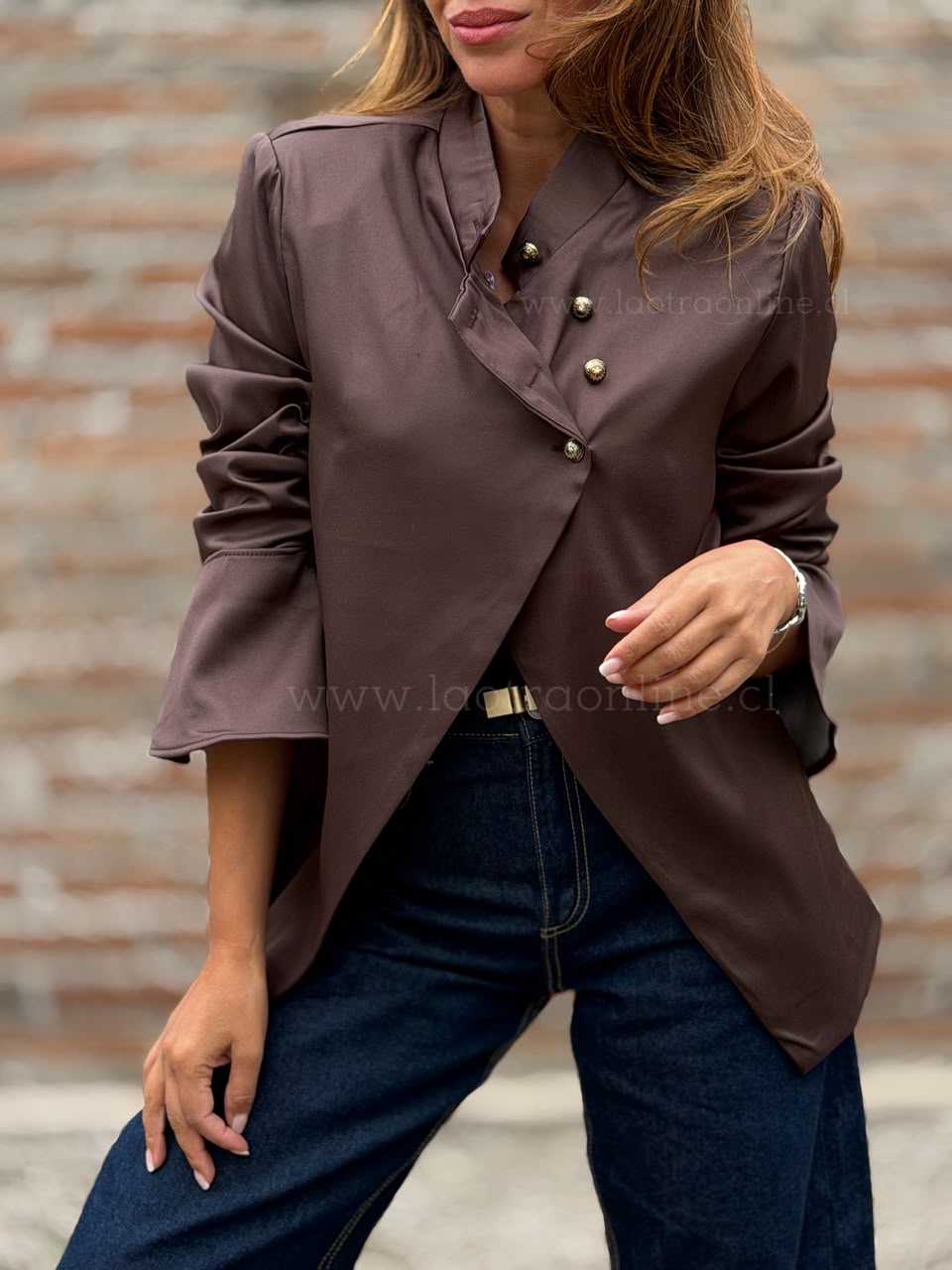 Blazer Puño desmontable choco