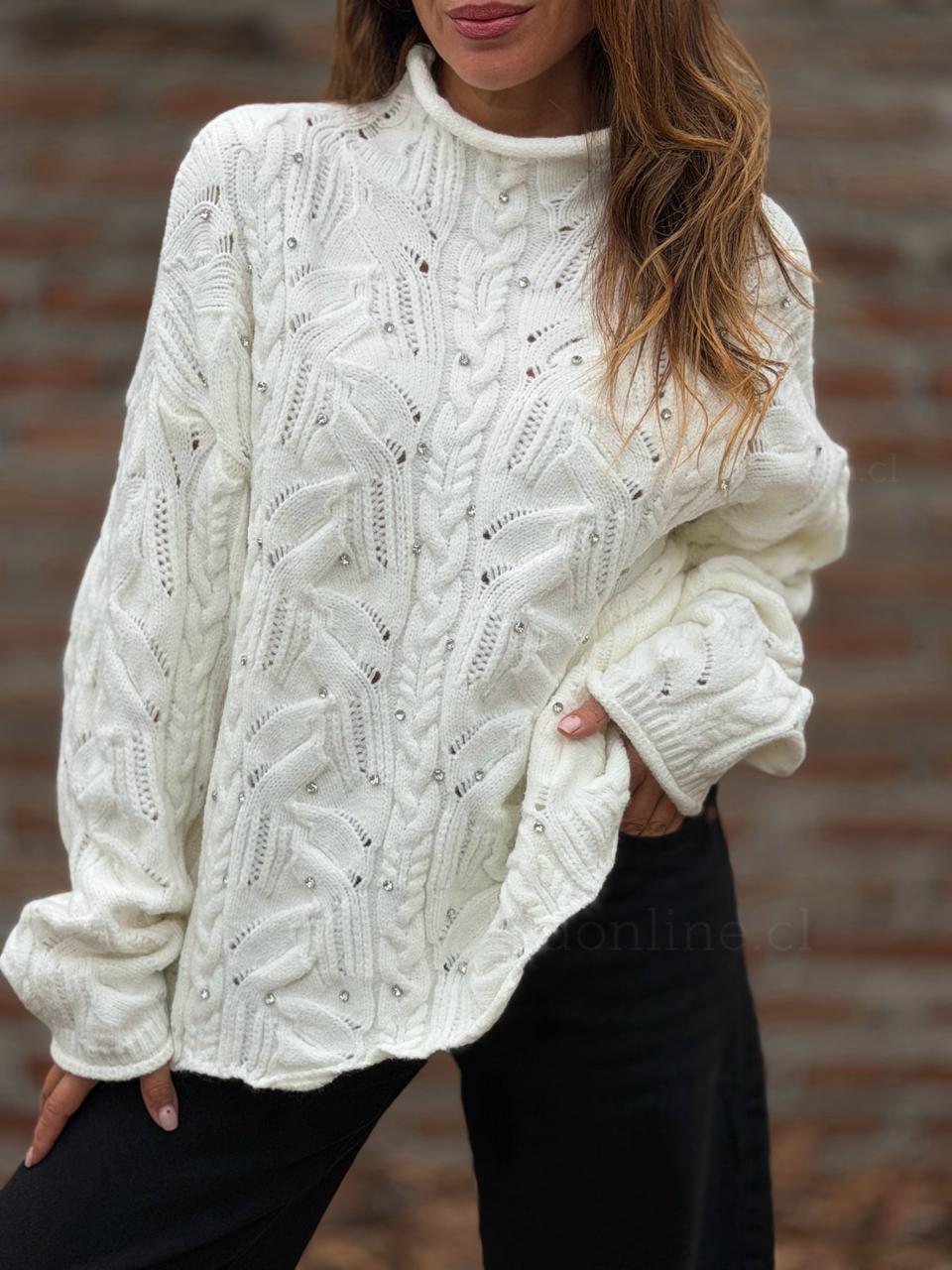 Sweater Belleza crema