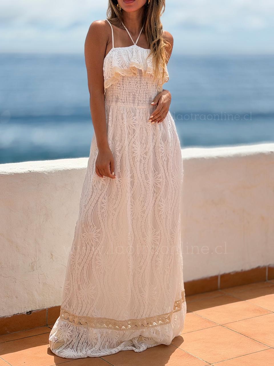 Vestido Boho blanco