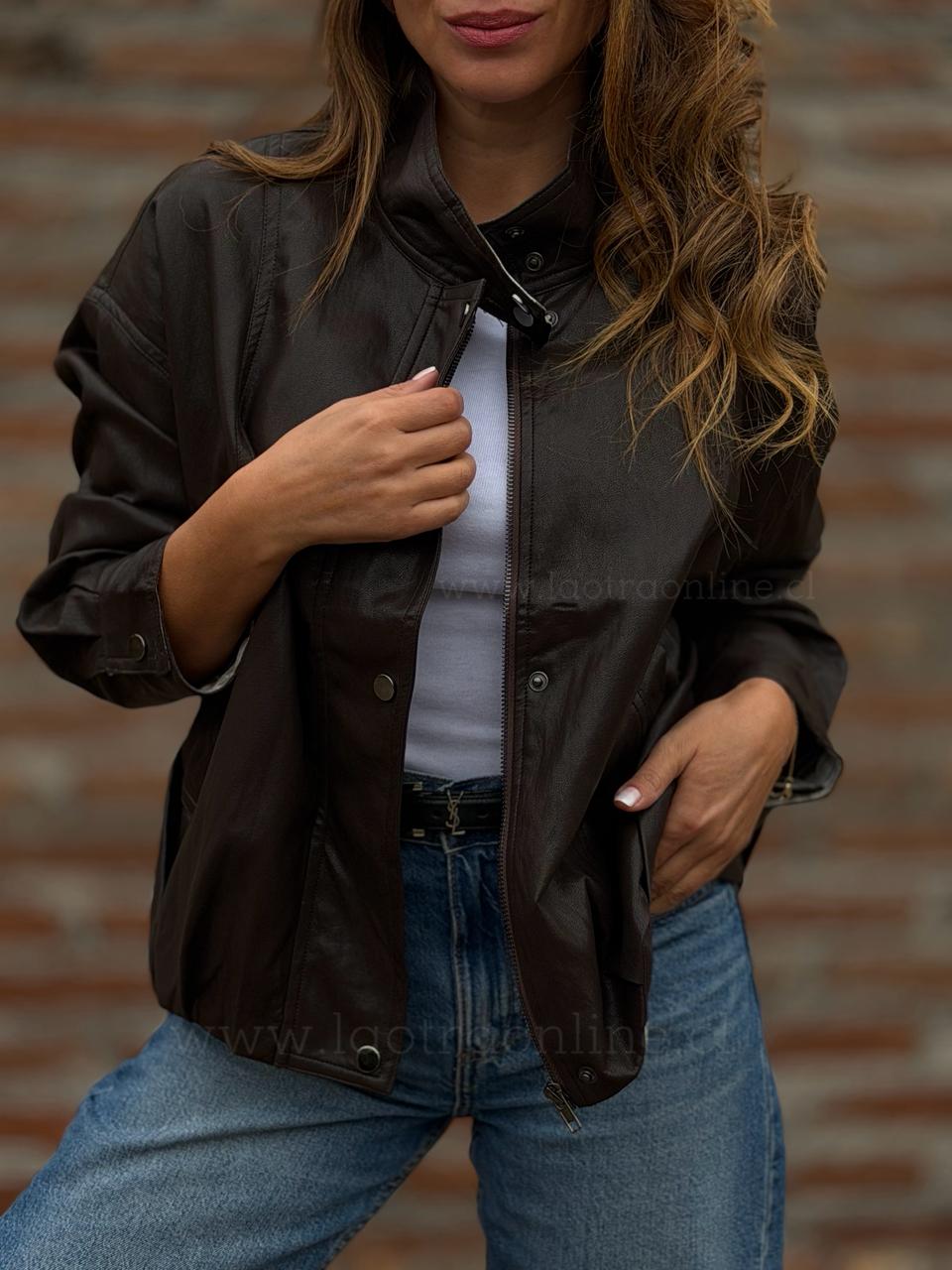 Chaqueta Harrington tendencia negro