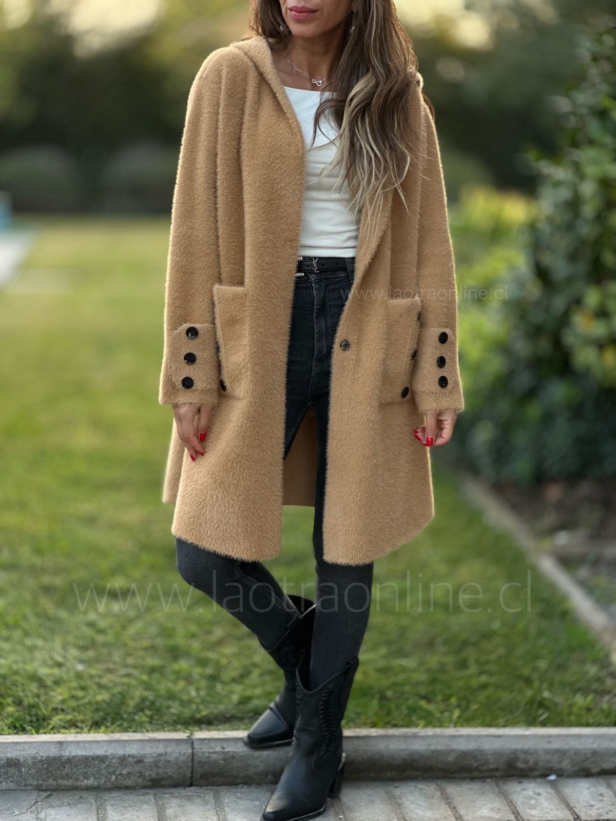 Abrigo/Chaleco Coqueto camel