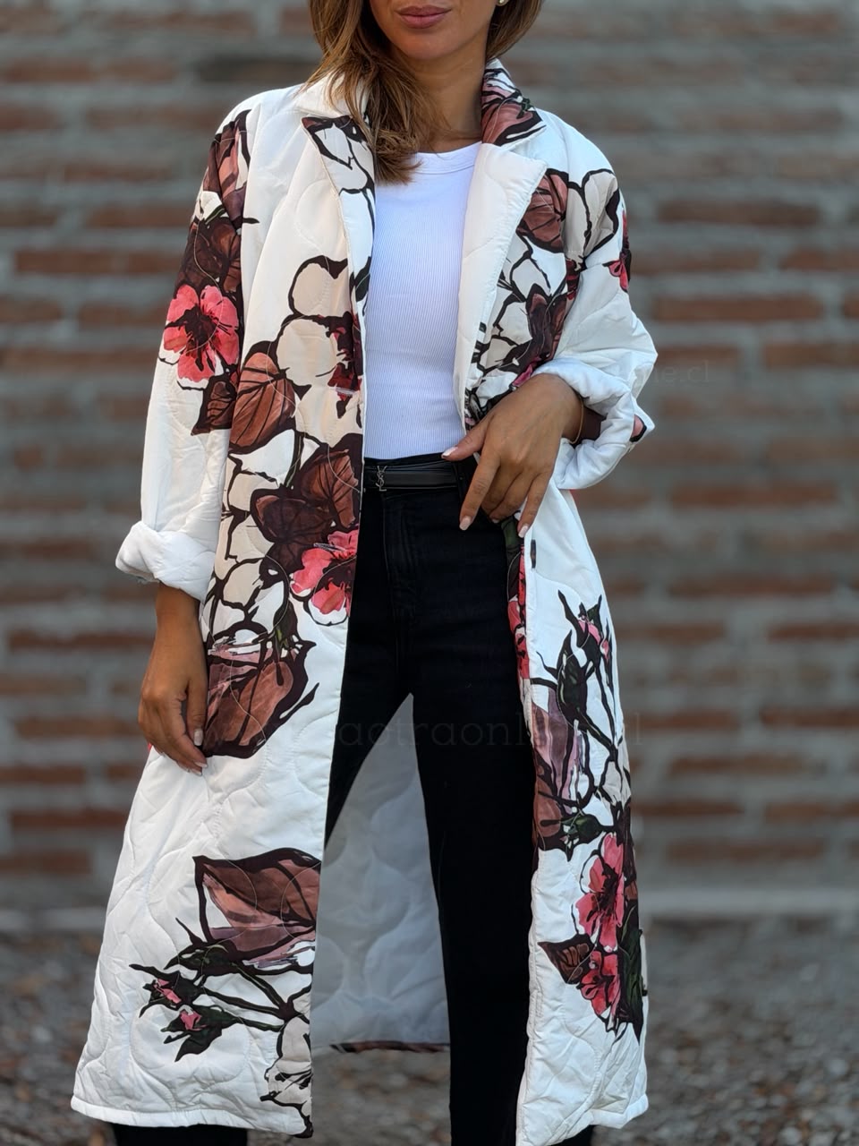 Parca Oversize blanco