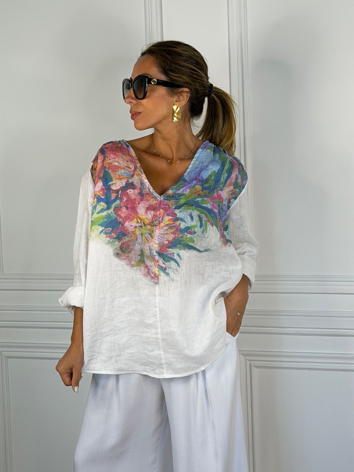 Blusa Venecia blanco