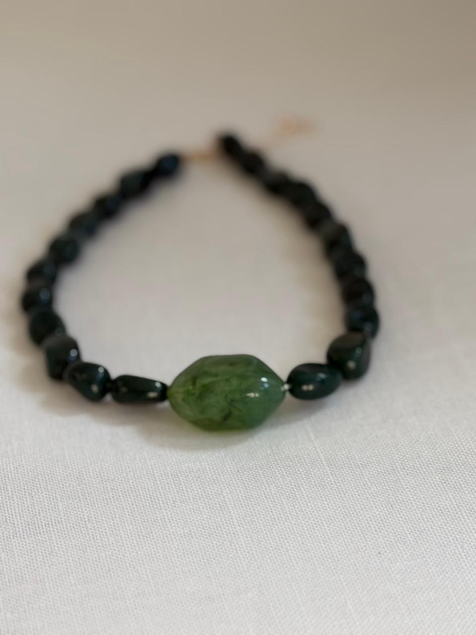 Collar New Piedras Verde