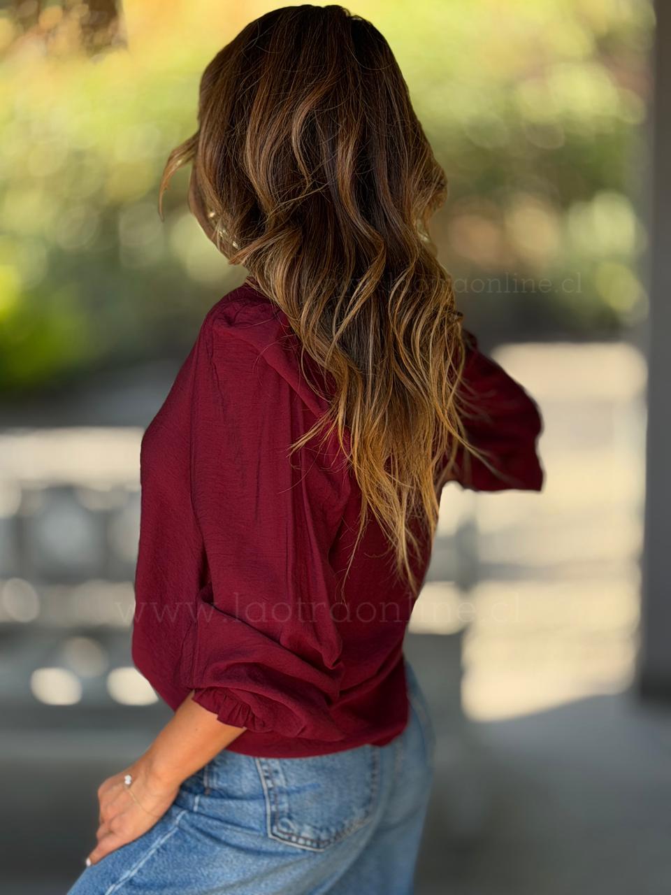Blusa Amelie cherry