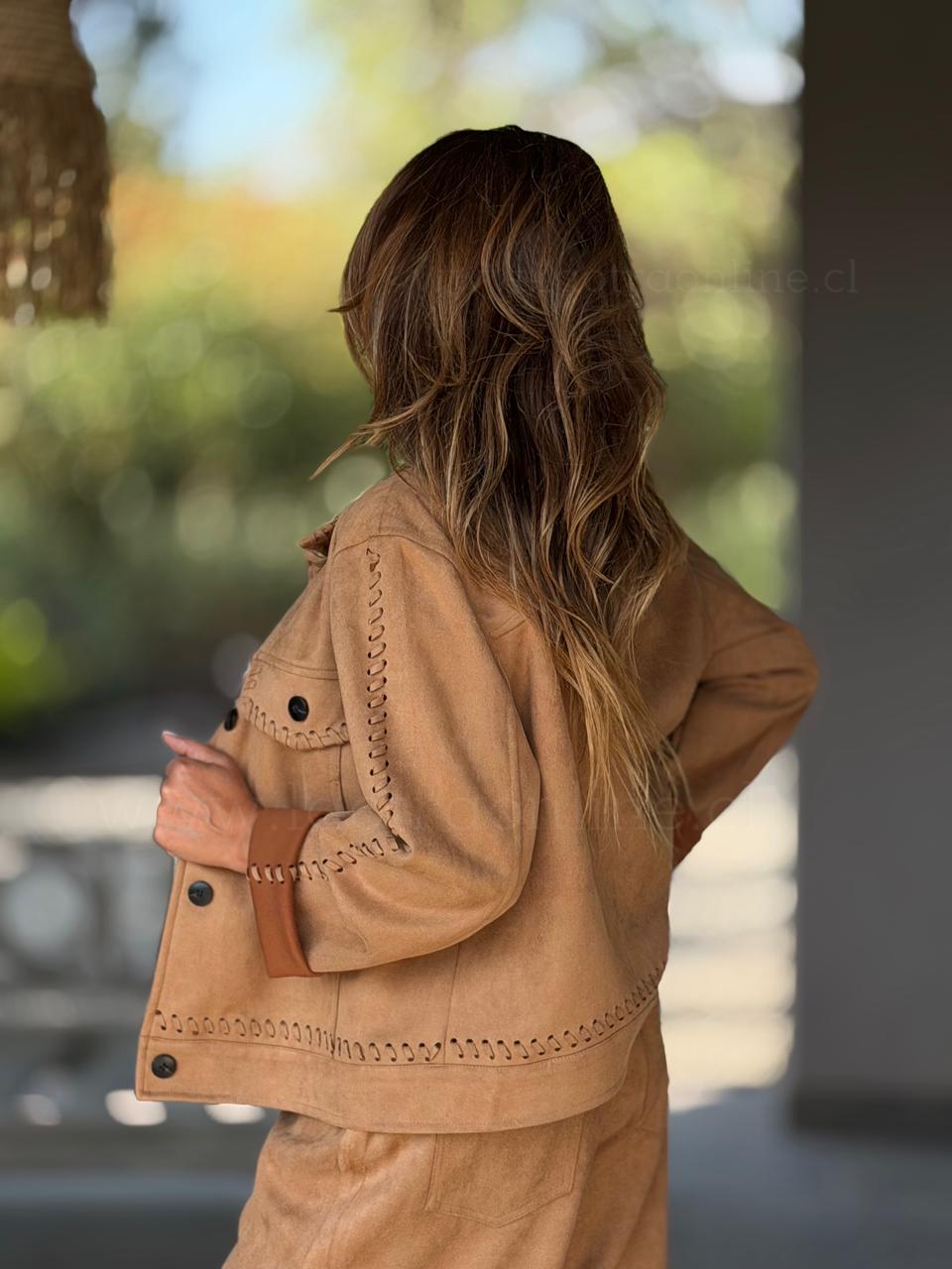 Set Gamuzado camel