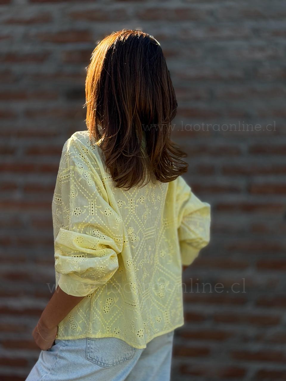 Blusa Bretaña amarillo