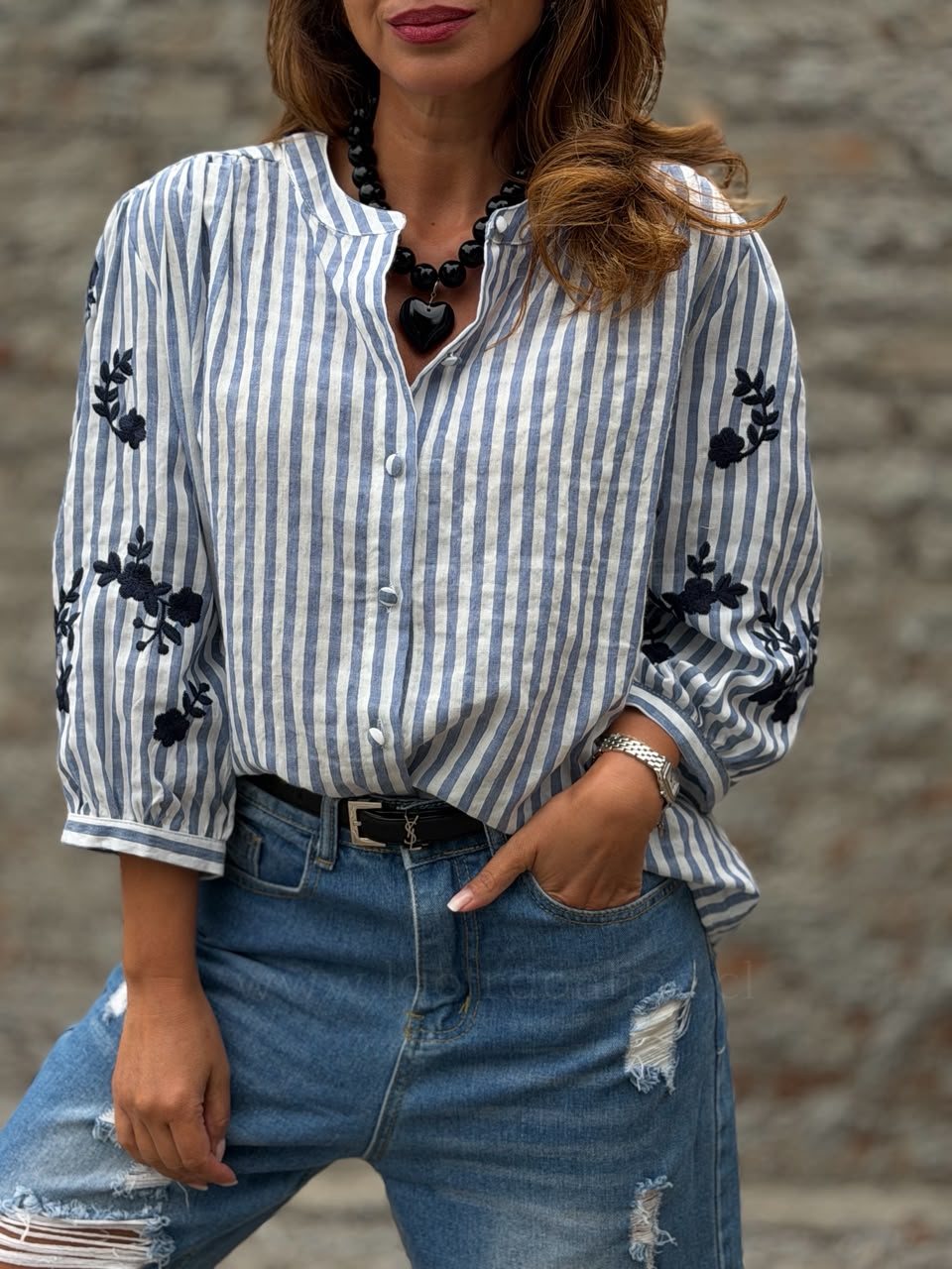 Blusa Mar del Plata azul