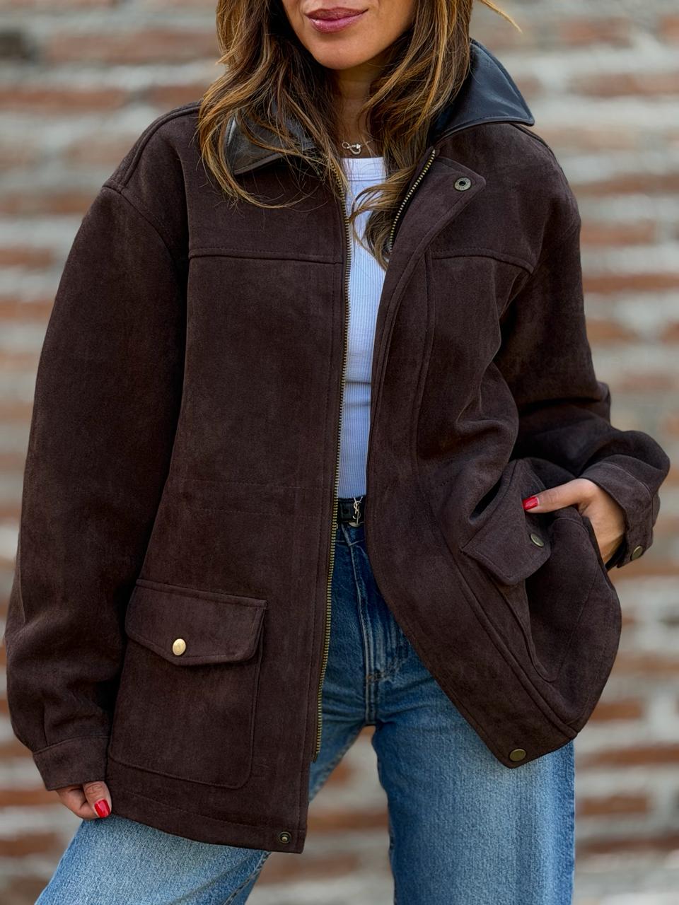 Chaqueta Moritz café moro