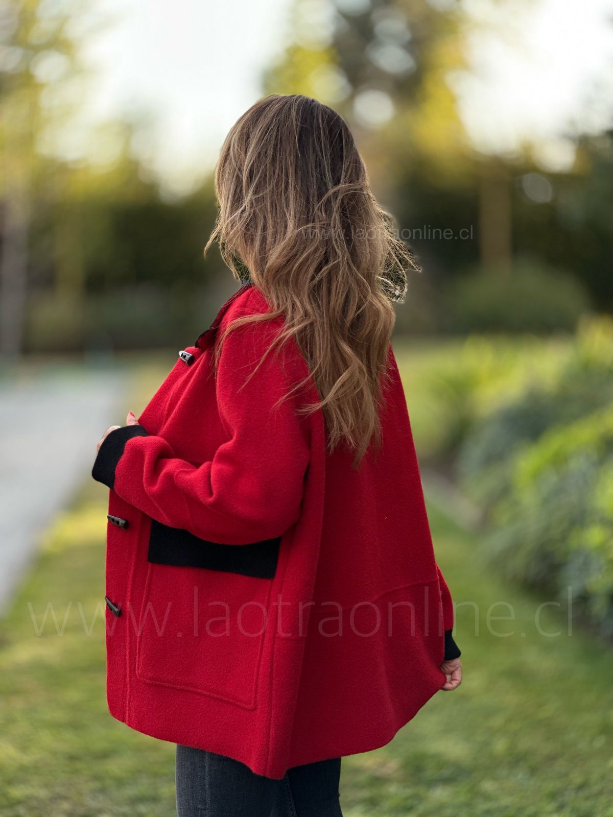 Abrigo Calgary rojo