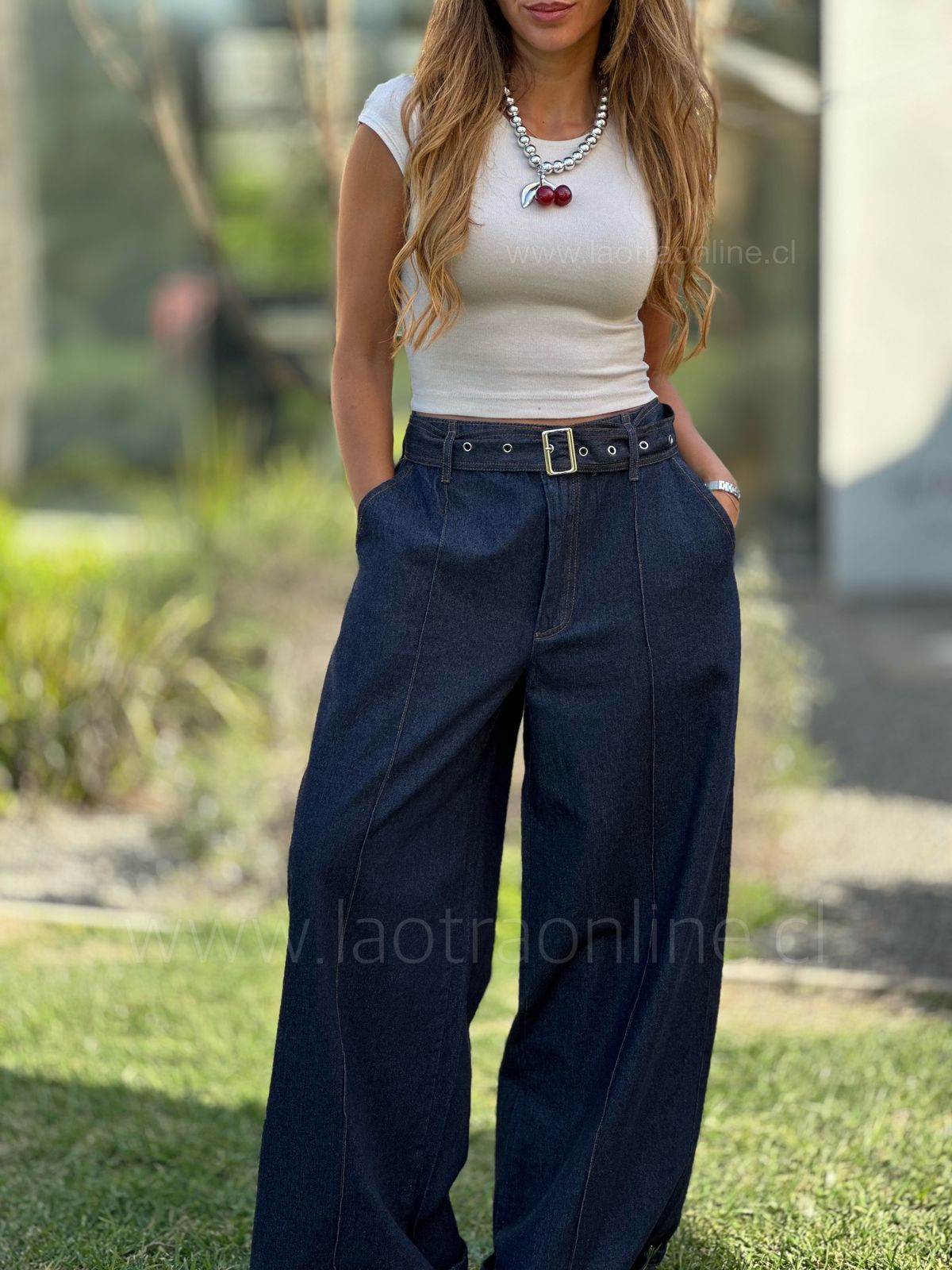 Pantalón Sastrero azul