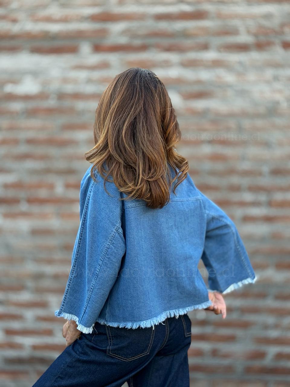 Blusón mezclilla azul
