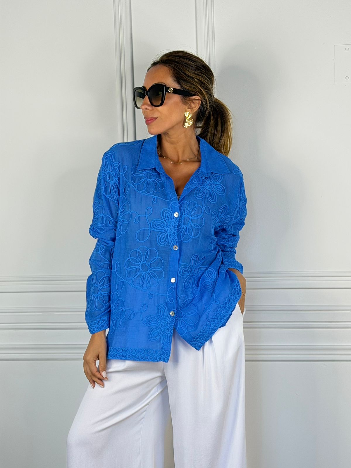 Blusa Tivoli azul