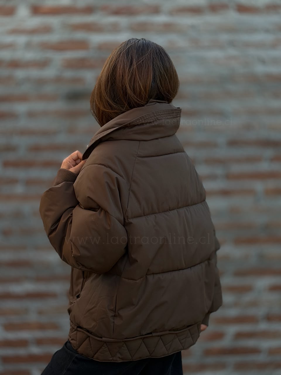 Parca/puffa Winter marrón