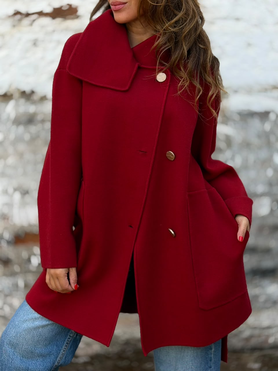 Abrigo Diana rojo