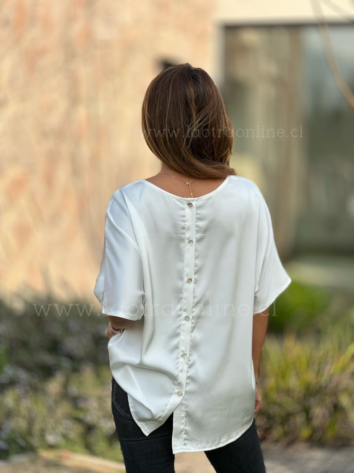 Polera Milano perla