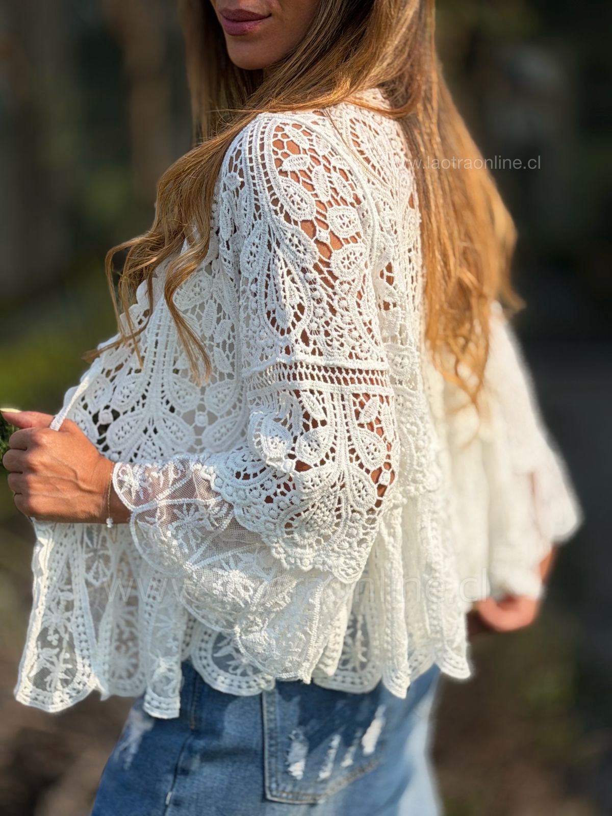 Tapado Versalles blanco