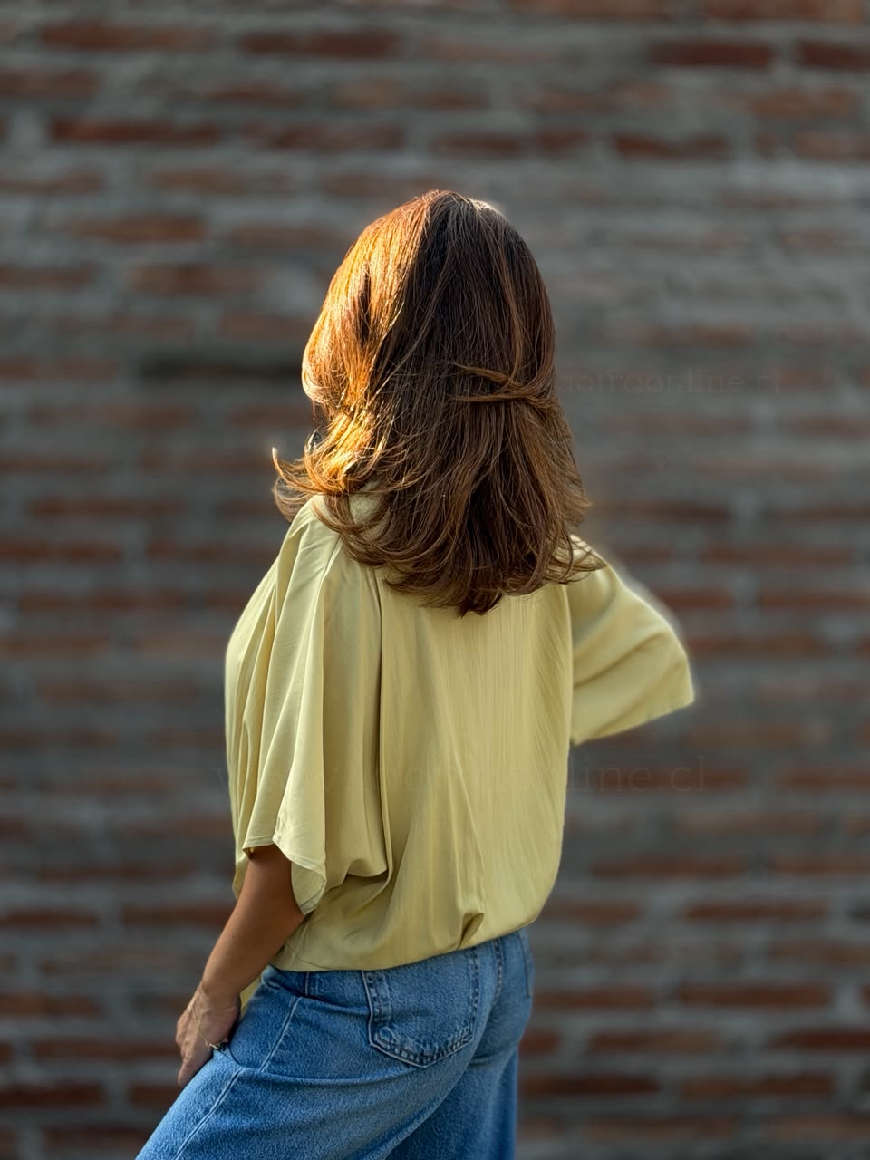 Blusa Marroquí pistacho