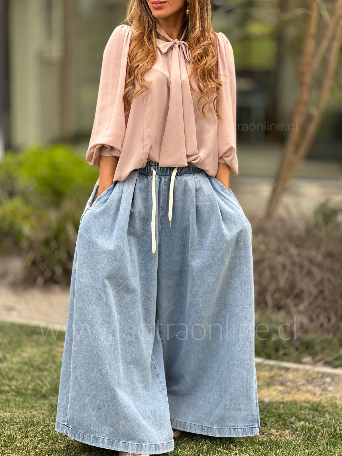 Blusa Belleza rosa viejo